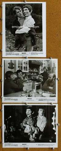 z455 MAGIC 3 8x10 movie stills '78 ventriloquist Anthony Hopkins!