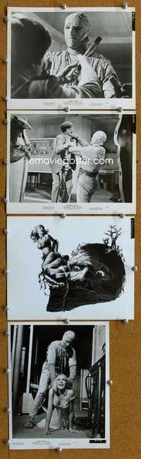 z409 MUMMY'S SHROUD 4 8x10 movie stills '67 wild monster images!
