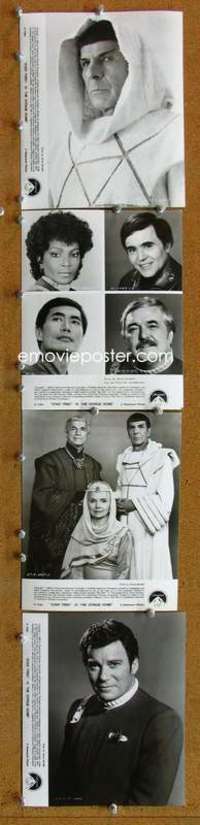 z164 STAR TREK 4 10 8x10 movie stills '89 Shatner, The Final Frontier!