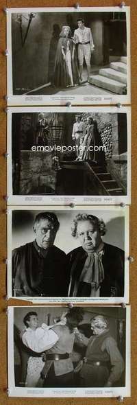 z296 STRANGE DOOR 6 8x10 movie stills '51 Boris Karloff, Laughton