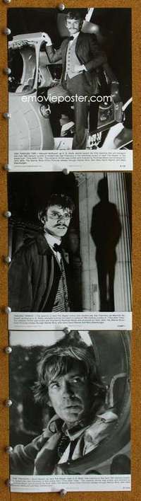 z473 TIME AFTER TIME 3 7x9 movie stills '79 Malcolm McDowell, Warner