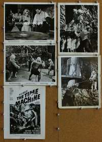 z349 TIME MACHINE 5 8x10 movie stills '60 H.G. Wells, George Pal