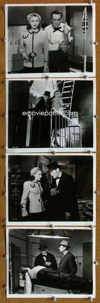 z137 VALLEY OF THE ZOMBIES 11 8x10 movie stills '46 blood madness!