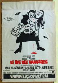 w087 FEARLESS VAMPIRE KILLERS Belgian movie poster '67 Lou Myers art!