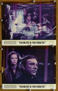 z491 EXORCIST 2: THE HERETIC 2 color 8x10 movie stills '77 Linda Blair