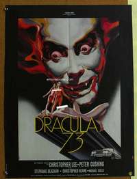 w113 DRACULA AD 1972 French 23x31 movie poster '72 Hammer, sexy art!