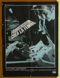 w114 FRANKENSTEIN CREATED WOMAN French 23x30 movie poster '67 Cushing