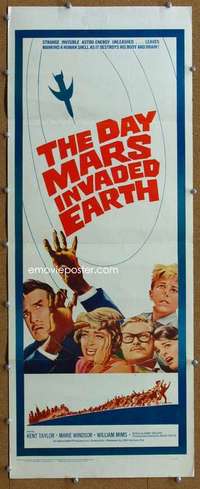 w024 DAY MARS INVADED EARTH insert movie poster '63 Marie Windsor