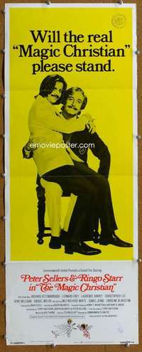w035 MAGIC CHRISTIAN insert movie poster '70 Peter Sellers & Ringo!