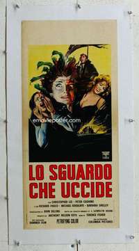 w016 GORGON linen Italian locandina movie poster '64 Hammer horror!