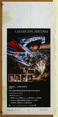 w103 SUPERMAN 2 Italian locandina movie poster '81 Christopher Reeve