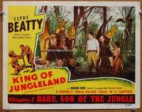 w196 DARKEST AFRICA Chap 1 movie lobby card #4 R49 King of Jungleland!