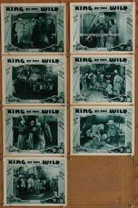 w200 KING OF THE WILD 7 Chap 2 movie lobby cards '31 jungle serial!