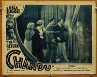 w204 RETURN OF CHANDU Chap 2 movie lobby card '34 Bela Lugosi, serial!