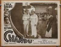 w205 RETURN OF CHANDU Chap 4 movie lobby card '34 Bela Lugosi, serial!