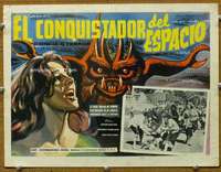 w167 IT CONQUERED THE WORLD Mexican movie lobby card R60s Roger Corman