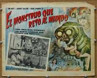 w170 MONSTER THAT CHALLENGED THE WORLD Mexican movie lobby card '57