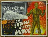 w176 THING Mexican movie lobby card R60 Howard Hawks classic horror!