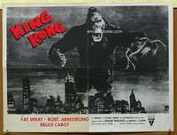 w120 KING KONG special 18x24 movie poster R52 over New York City!