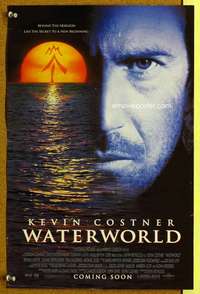 w124 WATERWORLD special 11x17 movie poster '95 Kevin Costner, sci-fi