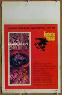 w180 FANTASTIC VOYAGE window card movie poster '66 Raquel Welch, Fleischer