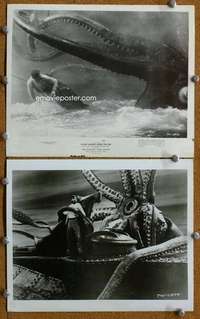 a626 20,000 LEAGUES UNDER THE SEA 2 8x10 movie stills '55 giant squid!