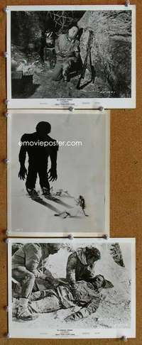 a577 ABOMINABLE SNOWMAN OF THE HIMALAYAS 3 8x10 movie stills '57