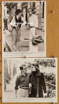 a652 ANNIE HALL 2 8x10 movie stills '77 Woody Allen, Diane Keaton