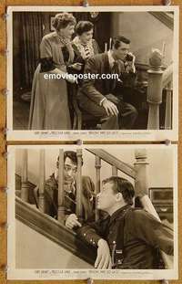 a660 ARSENIC & OLD LACE 2 8x10 movie stills '44 Cary Grant, Capra