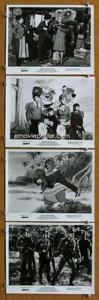 a206 BEDKNOBS & BROOMSTICKS 4 8x10 movie stills '71 Disney, Lansbury
