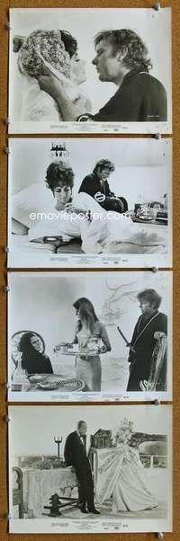 a214 BOOM 4 8x10 movie stills '68 Elizabeth Taylor, Richard Burton