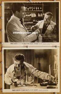 a723 DR EHRLICH'S MAGIC BULLET 2 8x10 movie stills '40 Ed G. Robinson