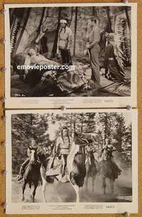 a728 DRUMS ACROSS THE RIVER 2 8x10 movie stills '54 Audie Murphy