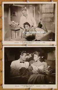 a753 FEMALE ANIMAL 2 8x10 movie stills '58 Hedy Lamarr, George Nader