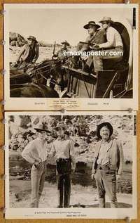 a783 FROM HELL TO TEXAS 2 8x10 movie stills '58 Don Murray, Varsi