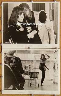 a811 GRASSHOPPER 2 8x10 movie stills '70 Jacqueline Bisset, Jim Brown