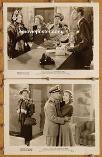 a846 HOMICIDE FOR THREE 2 8x10 movie stills '48 Audrey Long