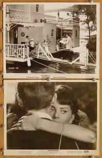 a856 HOUSEBOAT 2 8x10 movie stills '58 Cary Grant, Sophia Loren