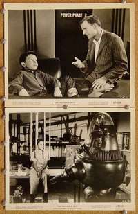 a881 INVISIBLE BOY 2 8x10 movie stills '57 Robby the Robot shown!