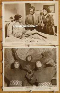 a920 KILLERS FROM SPACE 2 8x10 movie stills '54 bug-eyed guys!