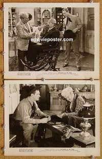 a932 OUTCASTS OF THE TRAIL 2 8x10 movie stills '49 Monte Hale