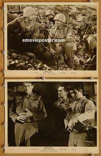 a956 PORK CHOP HILL 2 8x10 movie stills '59 Gregory Peck, Korean War