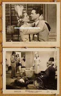 a985 ROSES ARE RED 2 8x10 movie stills '47 Don Castle, Peggy Knudsen