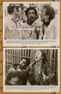 b016 STIR CRAZY 2 8x10 movie stills '80 Gene Wilder, Richard Pryor