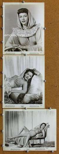 a615 SUDAN 3 8x10 movie stills '45 great sexy Maria Montez images!