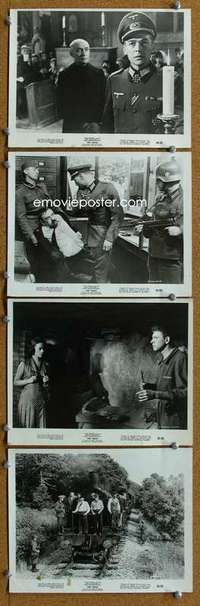 a488 TRAIN 4 8x10 movie stills '65 Burt Lancaster, John Frankenheimer