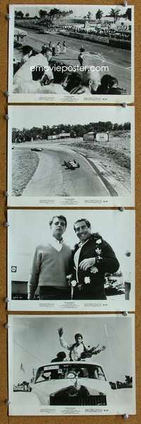 a544 WILD RACERS 4 8x10 movie stills '68 Fabian, AIP, car racing!