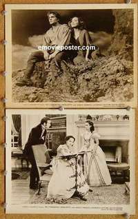 b030 WUTHERING HEIGHTS 2 8x10 movie stills R48 the classic scene!