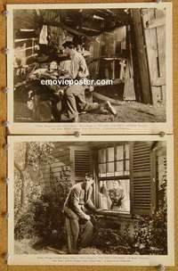 b032 YOU ONLY LIVE ONCE 2 8x10 movie stills R48 Fritz Lang