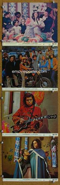 a168 ALICE'S RESTAURANT 4 8x10 mini movie lobby cards '69 Guthrie